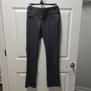 Elegant Charcoal Boot Cut Women's Pants